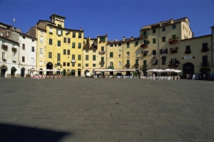 Tuscany Italy Travel Guide Stampe: Open square