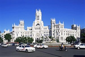 Colorful Cityscape Europe Stampe: Palacio de Comunicaciones