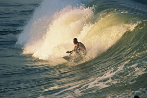 Indian Ocean Waves Stampe: Riding the tubes
