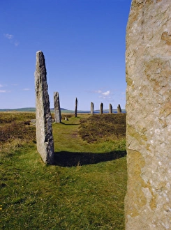 Orkney Scotland Stampe: Ring of Brogar
