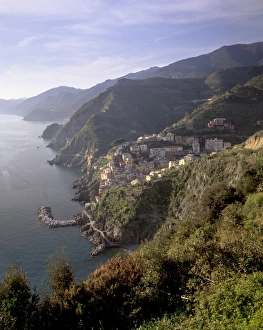 Cinque Terre Scenic Views Stampe: Riomaggiore