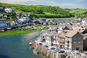 Il fiume Looe a Looe nella Cornovaglia nel Regno Unito dellUnione Europea