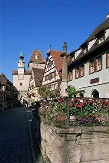 Rothenburg Ob Der Tauber Germany Stampe: Rodergasse