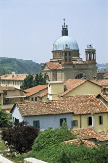Stampa con cornice : Tetti e cattedrali. Stampa con cornice : Tetti e cattedrali.