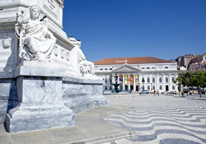 Rossio Square Portugal Stampe: Rossio Square