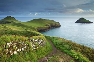 Cornwall Landscape Photography Stampe: The Rumps, Pentire Point, Cornwall, England, United Kingdom, Europe