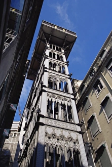 Contemporary Portuguese Architecture Stampe: Santa Justa elevator