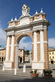 Italy Old Town Photography Stampe: Santarcangelo di Romagna, old town, Adriatic coast, Emilia-Romagna, Italy, Europe