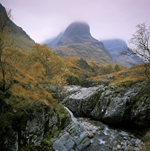 Highland Region Travel Guide Stampe: The Three Sisters