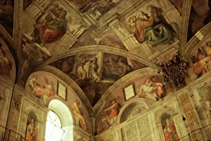 Rome Italy Landmarks Stampe: Sistine Chapel