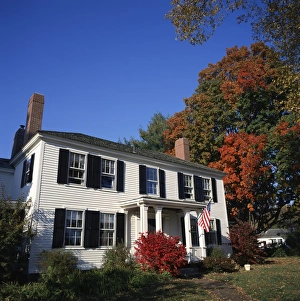 USA Travel Destinations Stampe: Site of first confrontation of the American Revolution
