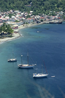 Central America Coastal Scene Stampe: Soufriere, St