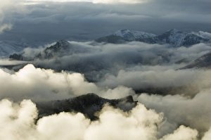 Snow Covered Mountains USA Stampe: SP022473