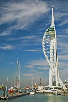 Immagini Correlate Stampe: Il Torre del Spinnaker Complesso di Porto Frontale Portsmouth Hampshire Inghilterra