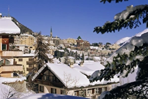 European Ski Resort Stampe: St. Moritz