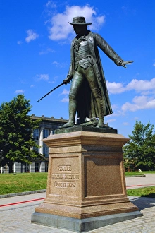 East Coast Travel Destinations Stampe: Statue of Col