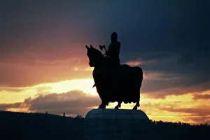 Outdoor Photography Europe Stampe: Statue of Robert Bruce