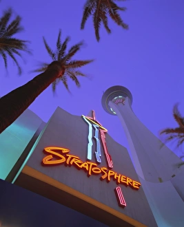 Travel Destination USA Stampe: Stratosphere Tower