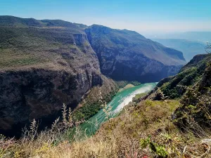 Panoramic Views Of Nature Stampe: Sumidero Canyon, elevated view, Chiapas State, Mexico