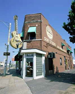 Stampe di Studios del Sole a Memphis nel Tennessee negli Stati Uniti d'America in Nordamerica Immagini datate 2008 febbraio: Studi Sonori del Sole