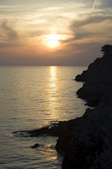 Ionian Islands Beaches Stampe: Sunset, Assos