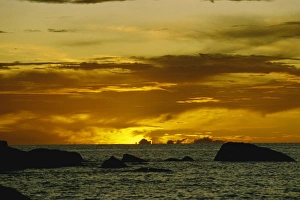 Seychelles Sunset Stampe: Sunset, Seychelles