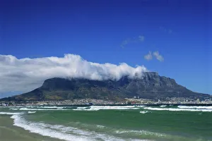Città Del Capo Stampe: Monte di Tavola visto da Bloubergstrand