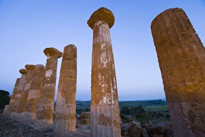 Agrigento Valley Of The Temples Stampe: Temple of Heracles