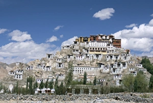 Buddhist Monastery In Ladakh Stampe: Thikse monastery