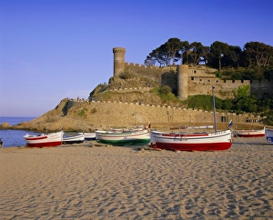 Mediterranean Shoreline Stampe: Tossa de Mar