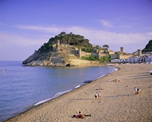 La spiaggia di Tossa de Mar