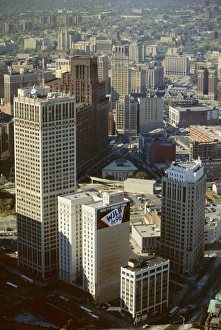 High Angle View Of Cities Stampe: Tower blocks