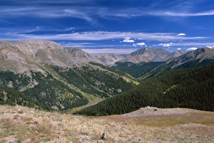 Outdoor Travel Destinations USA Stampe: View from summit