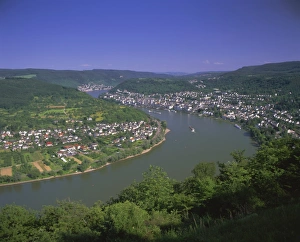 Rhine Valley Landscape Photography Stampe: View from Vierseenbick viewpoint