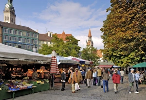 Viktualienmarkt Munich Stampe: Viktualienmarkt