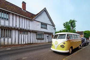 European Road Trip Destinations Stampe: VW Type 2 Split Screen Camper Van