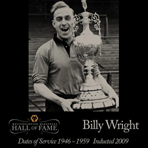 Wolves FC History Stampe: Billy Wright