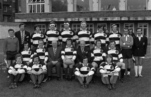 La squadra dei Barbari che ha sconfitto gli All Blacks a Cardiff nel 1973