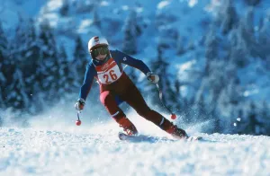 Stampe di Lo sciolio femminile : gennaio 1979 Moira Cargill - GBR Rappresentò la Gran Bretagna alle Olimpiadi invernali del 1980 a Lake Placid Immagini datate 2012 settembre: Moira Cargill