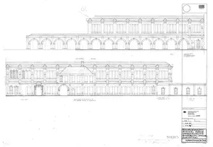 Historic Railway Stations England Stampe: Bournemouth Station Up Side External Elevations [1989]