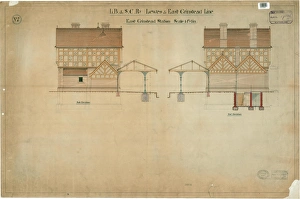 Network Rail Architectural Drawings Stampe: East Grinstead Station Side & End Elevations