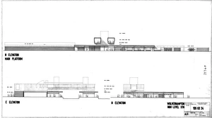 Stazione ferroviaria di Wolverhampton Alto Livello, Elevazioni Nord e Est