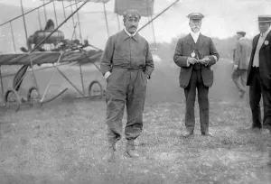 Early Aviation History Stampe: Posing for the camera