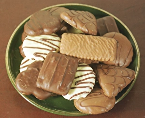 Chocolate Dessert Images Stampe: Chocolate biscuits