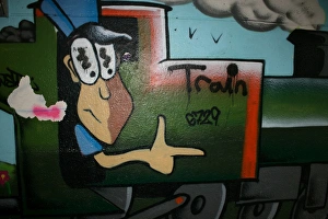 Train Photography Stampe: Train graffiti