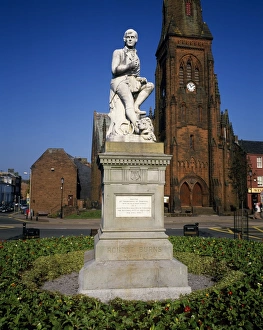 Poeti Stampe: Statua in fiamme, Dumfries