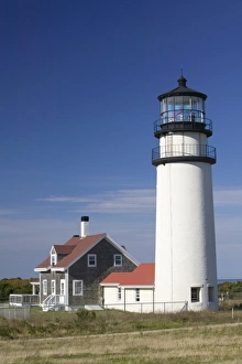 New England Lighthouses Stampe: Cape Cod Lighthouse, Truro, Cape Cod, Massachusetts, USA