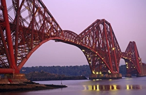 Ponte Forth Stampe: Il Ponte Ferroviario di Quarta Tramoggia, Mar dei Forth, Edimburgo, Scozia