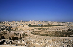 Jerusalem City View Stampe: Jerusalem from Mt