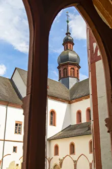German Historical Landmarks Stampe: Kloster Eberbach (Eberbach Monastery), Eichberg, Rhineland-Palatinate, Germany